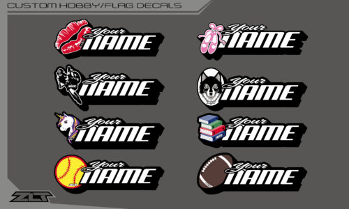 Hobby Name Decals