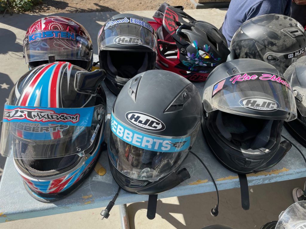 Custom Helmet Visor Strips ZLT Motocross Identification