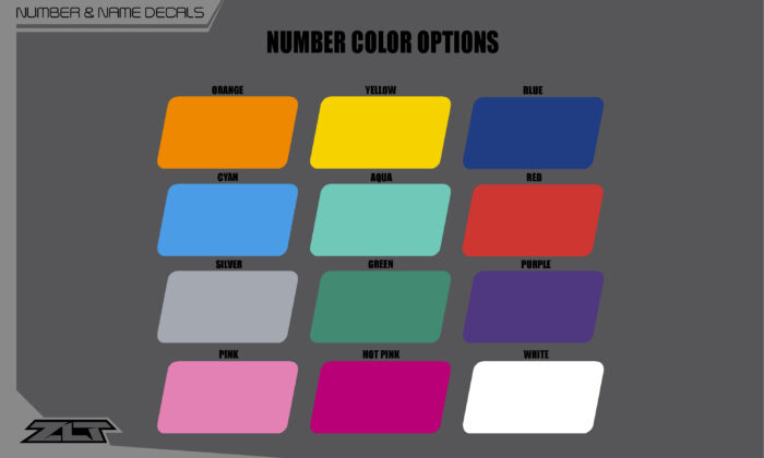 Number & Name Decals - Image 3