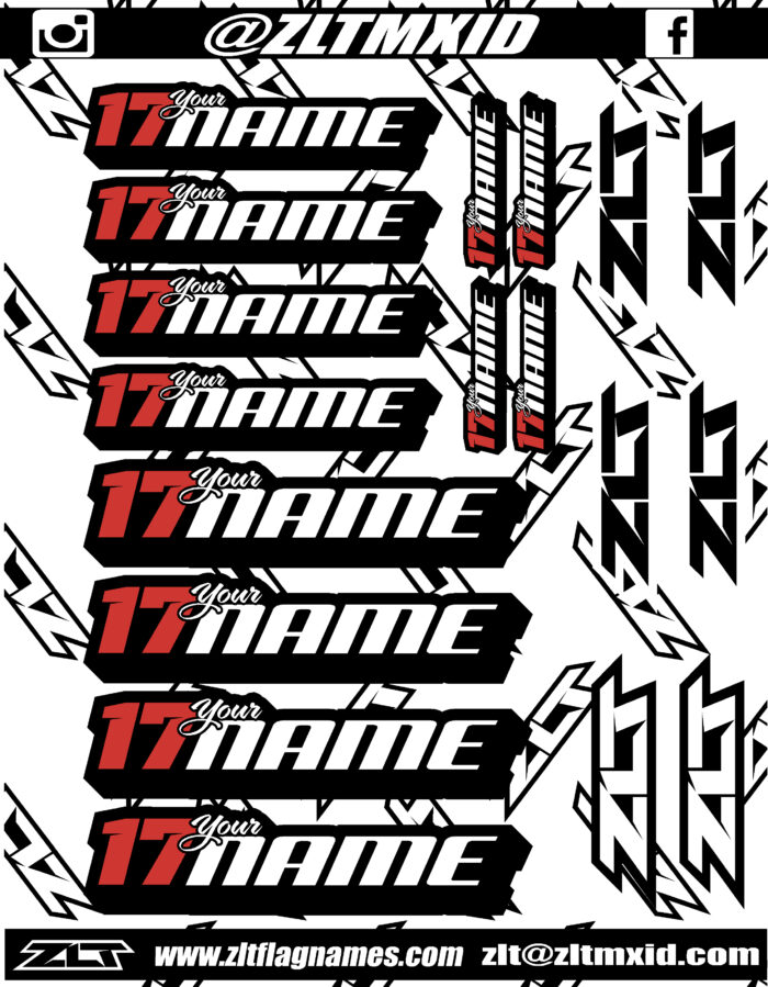 Number & Name Decals - Image 6