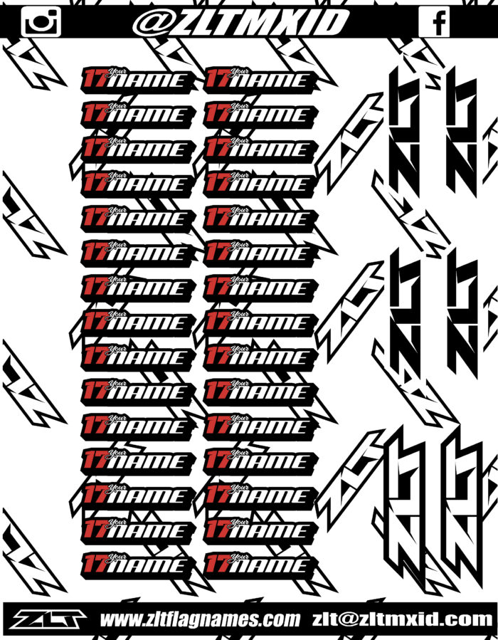 Number & Name Decals - Image 9