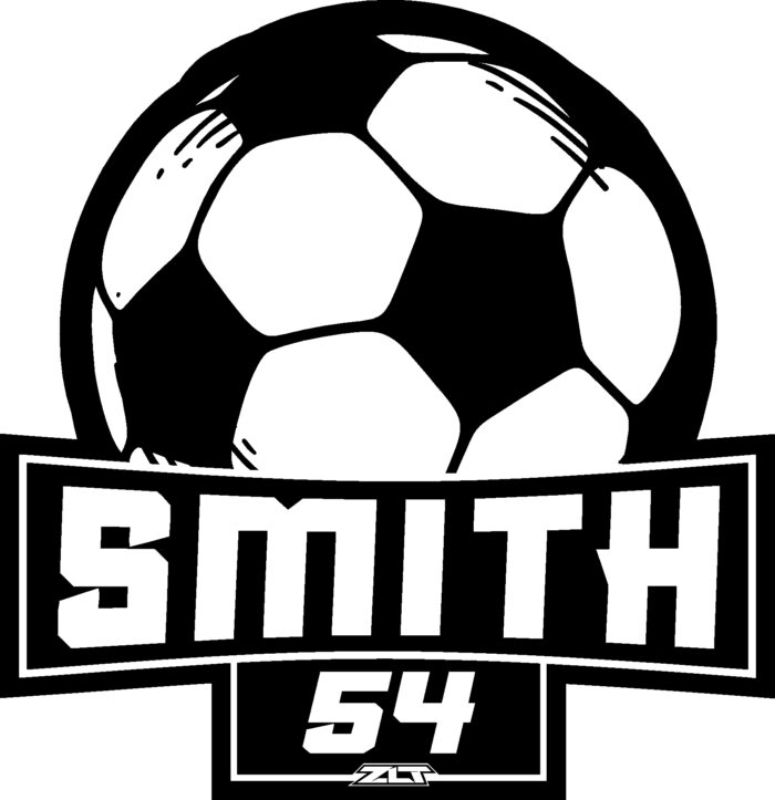 Sports Number and Name Decals - Image 8